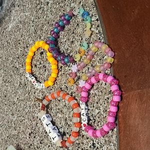 Kandi pendant rave bracelets